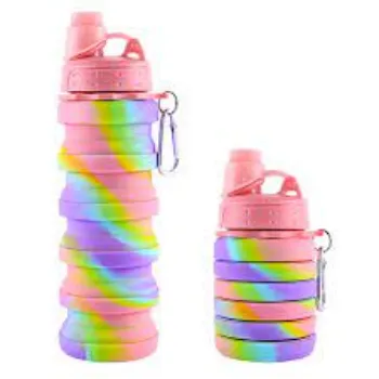 Silicone Water Bottle Mix Color